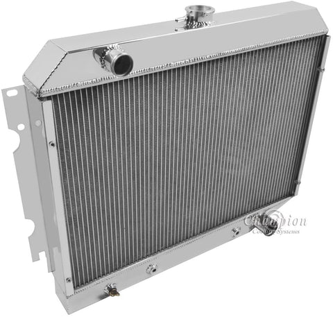 Champion Cooling, Multiple Plymouth Models 3 Row All Aluminum Radiator, CC374