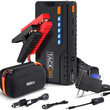 TACKLIFE T6 800A Peak 18000mAh Car Jump Starter (up to 7.0L Gas, 5.5L Diesel Engine) with Long Standby, Quick Charge, 12V Auto Battery Booster, Portable Power Pack for Cars, Trucks, SUV