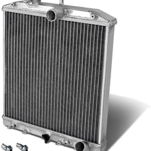 For Honda D15/16/B18 1.5L/1.6L/1.8L I4 AT 2-Row Dual/Double Core T-6061 Aluminum Radiator