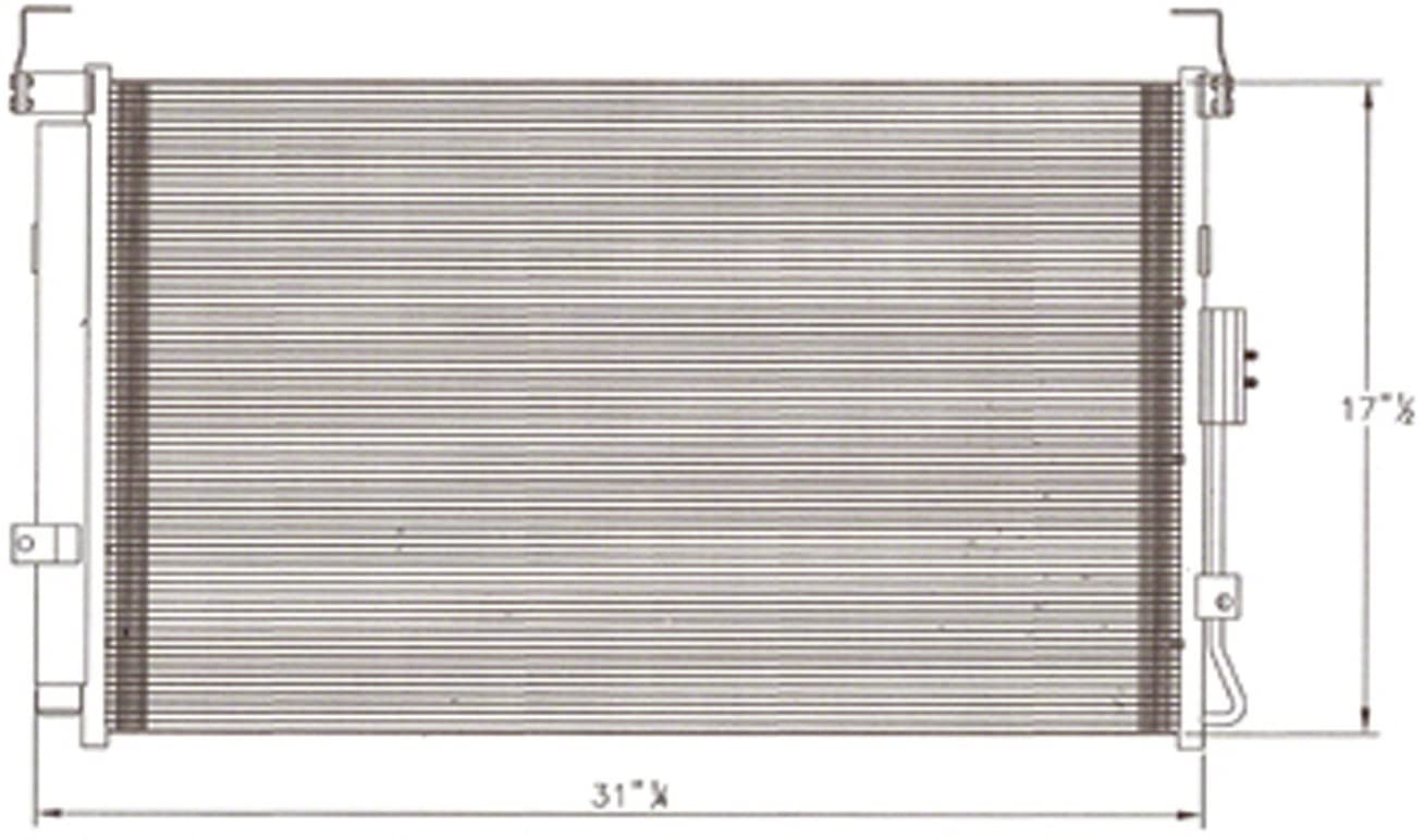 CPP Air Conditioning Condenser for Hyundai Entourage, Kia Sedona KI3030118