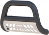 ARIES AL45-5005 Big Horn 4-Inch Black Aluminum Bull Bar, Select Dodge, Ram 1500