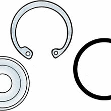 ACDelco 15-30948 GM Original Equipment Air Conditioning Compressor Shaft Seal Kit with Snap Ring, Seals, and Bushings