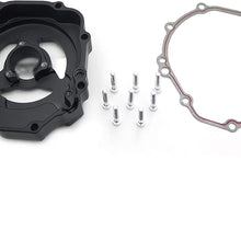 SMT MOTO- Motorcycle Engine Stator cover see through FOR Suzuki 2005 - 2008 GSXR1000 Black left