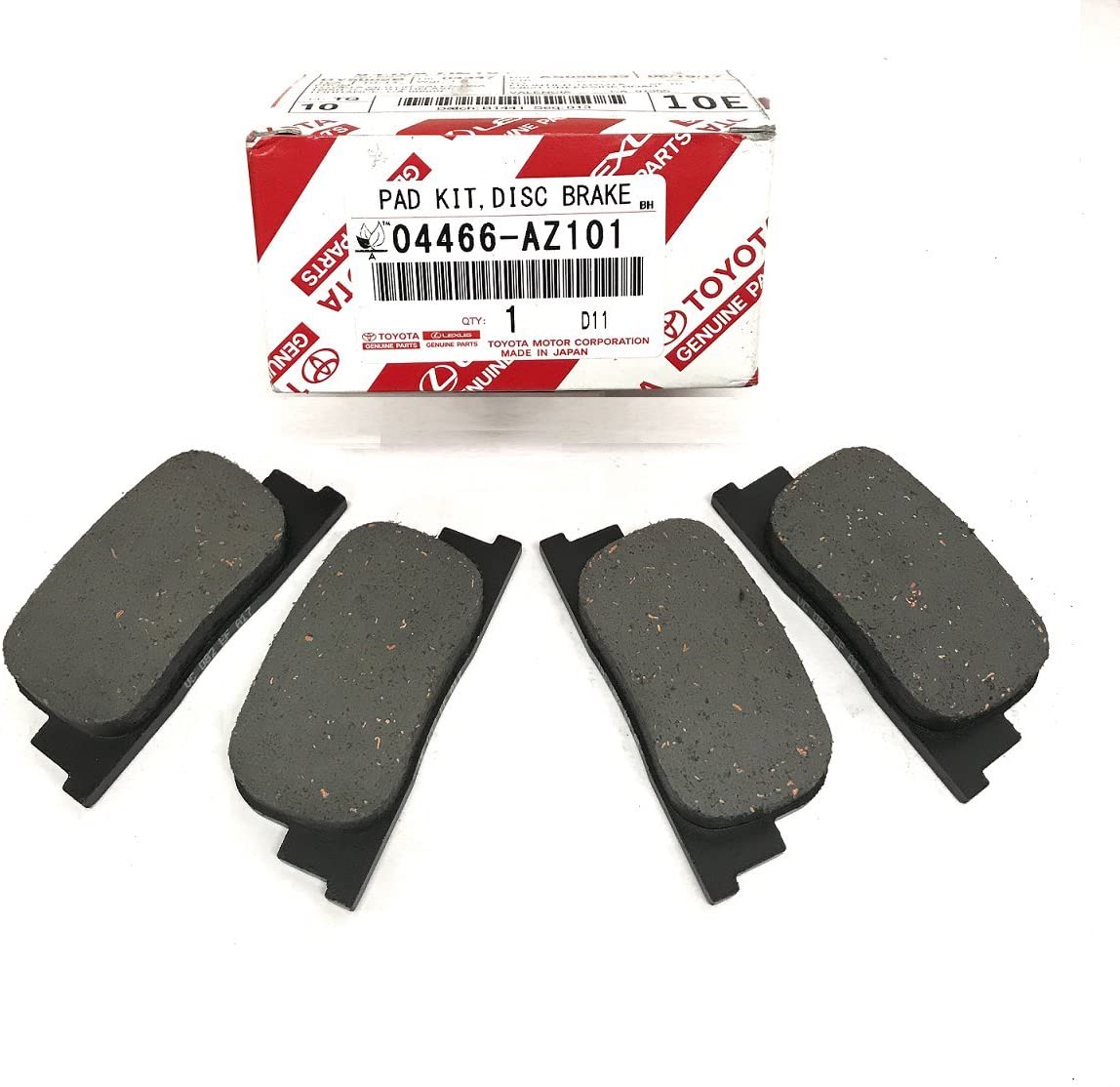 Genuine Toyota Premium Ceramic Rear Brake Pad Set 04466-AZ101 | 2000-2001 Camry JPP (Japanese built) models