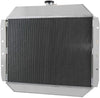 Primecooling Full Aluminum Radiator for Ford Bronco,F-series F-100 F-150 F-250 F-350 Pickup Truck, l6/ V8 Engine 1966-79 (4 Row Core)