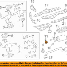 Genuine Toyota Parts - Support, Exhaust Pip (17565-0S011)