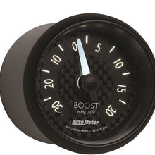 Auto Meter 8001 GT Series Mechanical Boost/Vacuum Gauge