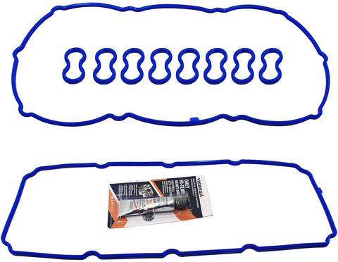 YYW VS50476R Valve Cover Gasket Set Replacement for Jeep Commander Grand Cherokee Dodge Charger Durango Magnum Ram Chrysler Aspen 5.7L 6.1L 2003-2009