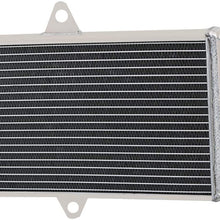 ALLOYWORKS Oversized Aluminum Radiator For 1987-2007 Yamaha Banshee YFZ350 YFZ 350 2 Row Core