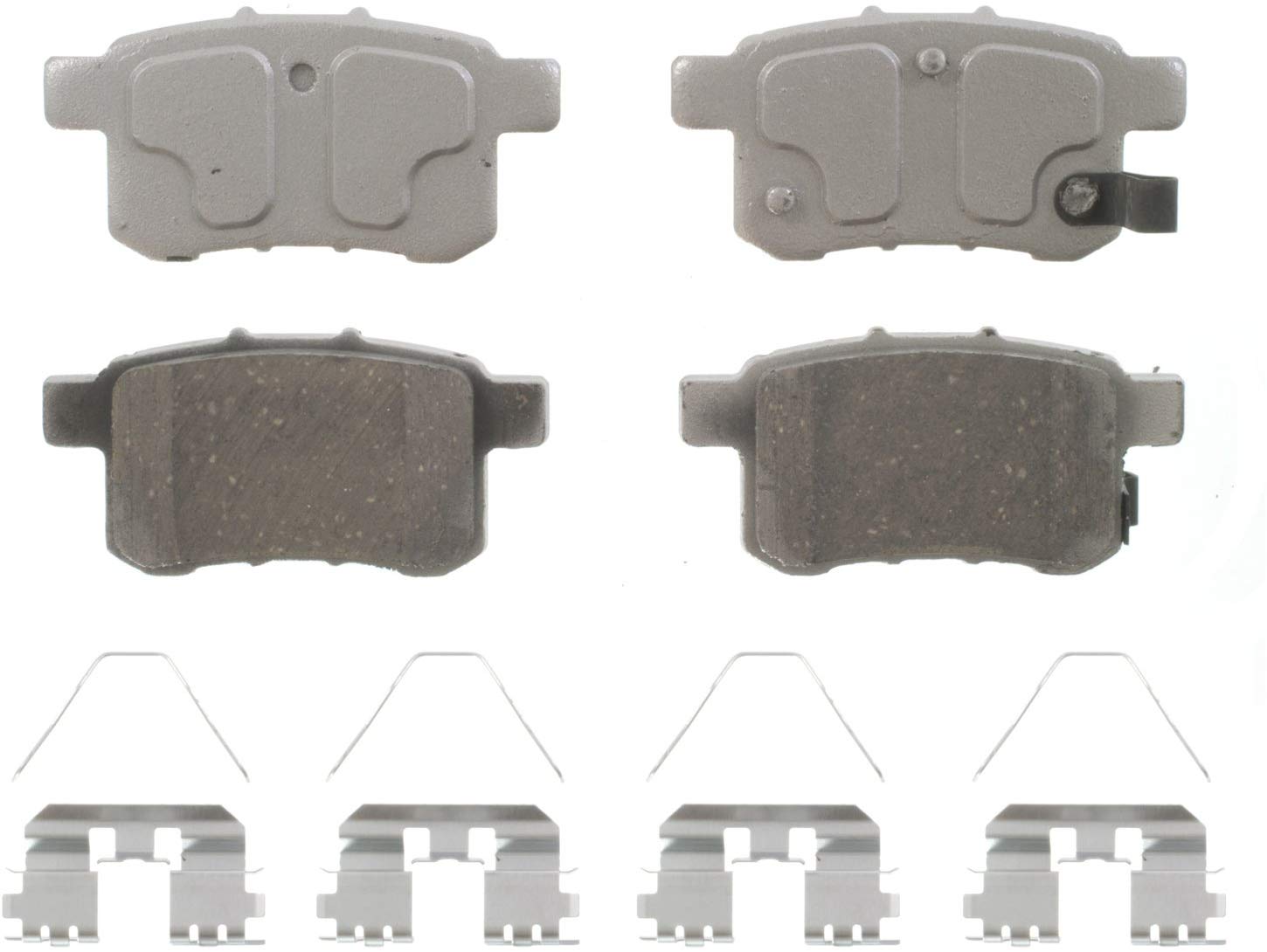 Wagner ThermoQuiet QC1451 Ceramic Disc Pad Set With Installation Hardware, Rear