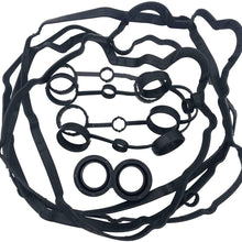 Spark Plug Seals and Cam Gaske Valve Cover Gasket Set Replacement for 94810593103 Fit for Porsche Cayenne V8 Replace For 94810593205 94810593300 94810593400