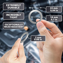 15pcs Oil Drain Plug Crush Rubber Washer Gasket Black Seal – 12mm Replacement for Buick/Cadillac/Chevrolet/GMC/Hummer/Oldsmobile/Pontiac/Saturn - OEM 12616850 Fits for GM 1975-2021 by AUTOMAJOR