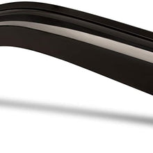 CLIM ART Rain Guards Suitable for Nissan Rogue 14-20, Original Tape-on Window Deflectors, Vent Window Visors, Dark Smoke, 4 pcs. - 414017