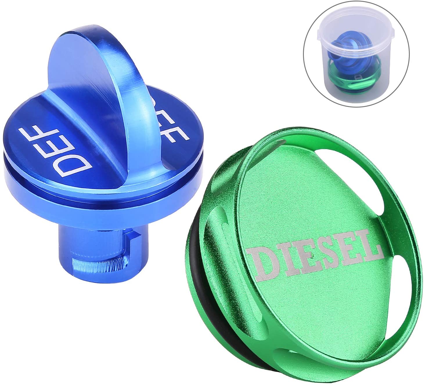 Fieldoor Magnetic Diesel Fuel Cap for Dodge RAM Trucks (2013-2018) Dodge Ram Diesel Trucks 1500 2500 3500 with 6.7 CUMMINS EcoDiesel, New Easy Grip Design