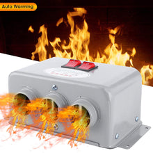 ROSEBEAR 12V Car Heater 3 Hole 600W‑800W Winter Fast Heating Warmer Frost Removing Accessories Low Noise