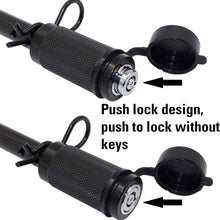 TowWorks 5/8" Trailer Hitch Locking Pin - Black Tow Hitch Receiver Lock with Anti-Rattle, fits Class III/IV Hitches with 2" and 2.5" Receivers, 79631