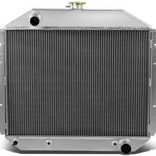 OzCoolingParts 4 Row Core All Aluminum Radiator for 1966-1979 67 68 69 70 71 72 73 74 75 76 77 78 Ford F100 F150 F250 F350 Bronco Chevy V8 Engine
