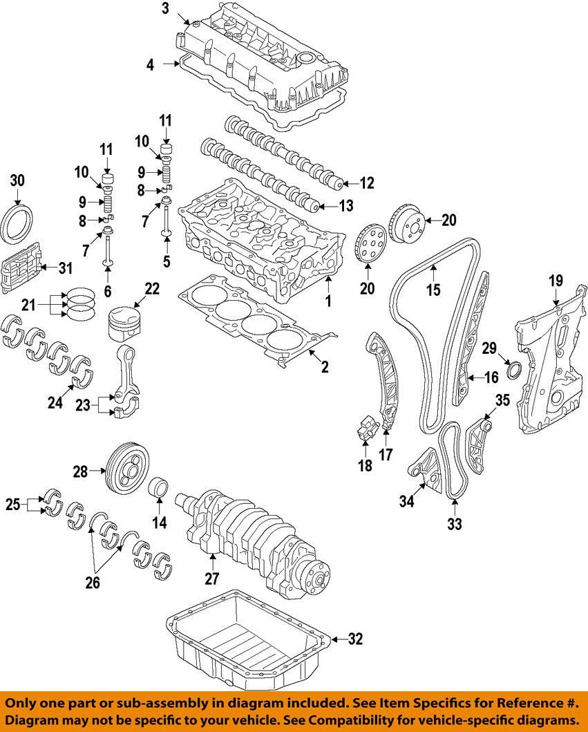 Genuine Hyundai 21510-2G500 Engine Oil Pan Assembly