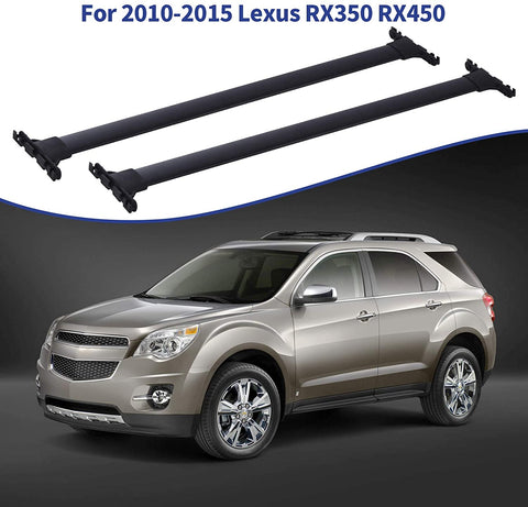 ACUMSTE Aluminum Car Top Luggage Roof Rack Cross Bar, Carrier Adjustable Frame Compatible 2010-2015 Lexus RX350 RX450