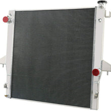 OzCoolingParts Pro 2 Row Core All Aluminum Radiator For 2003-2010 04 05 06 07 08 09 Dodge Ram 2500/3500 5.9 6.7 L6 Cummins Engine