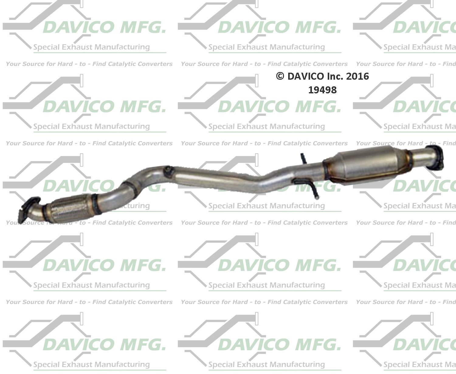 Davico 19498 Catalytic Converter