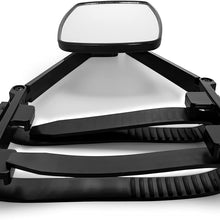 Camco 25653 Universal Clamp-On Towing Mirror (Dual View)