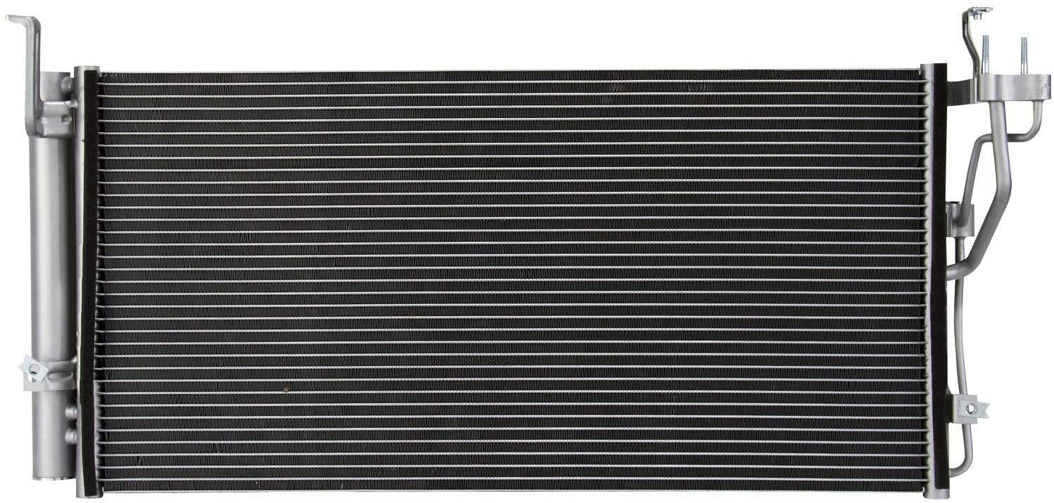Fly A/C Air Condition Condenser All Aluminum without Oil Cooler for 2004-2005 Sonata 2.4L 2.7L 2005 XG350 3.5L 2005 Optima 2.4L 2.7L L4 V6 CU3379