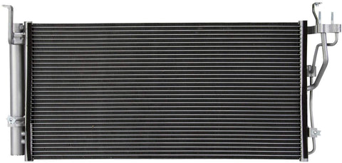 Fly A/C Air Condition Condenser All Aluminum without Oil Cooler for 2004-2005 Sonata 2.4L 2.7L 2005 XG350 3.5L 2005 Optima 2.4L 2.7L L4 V6 CU3379