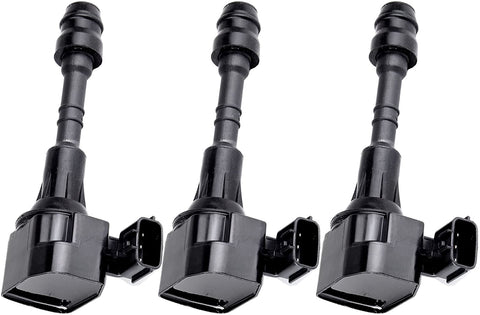 ECCPP Pack of 3 Ignition Coil Pack Compatible with Infiniti I35/ Infiniti QX4/Suzuki Equator/Nissa-n Series 2002-2012 Replacement for UF349 C1406 for Travel, Transportation and Repair