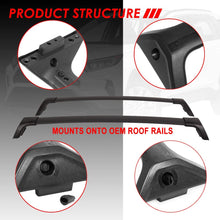 OE Style Matte Black Roof Rack Rail Cross Bars w/ABS Mounting Brackets Replacement For Toyota Rav4 19-20