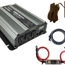 VertaMax Pure SINE Wave 500 Watt (1000W Surge) 12V Power Inverter DC to AC Power - Solar, RV, Car, Off Grid