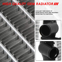 Replacement for Dodge Journey AT Models 1-3/8 inches Inlet OE Style Aluminum Direct Replacement Racing Radiator