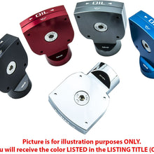 VMS Racing CHROME Engine Oil DIPSTICK Handle COVER in Billet Aluminum Compatible with Chevy Chevrolet Camaro Corvette Cadillac CTS-V LT4 6.2L V8 Engines