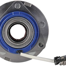 Front Wheel Hub Bearing Assembly Set of 2 - Compatible with Chevy, Buick, Cadillac, Oldsmobile & Pontiac - Impala, Monte Carlo, Century, Aztek, Grand Prix, Replaces 513121, 12429203, 88964168 - ABS