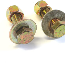 (Pack of 3) 5/16in Bolt On Grab Hook Mount with Backer Plate - Complete Hardware Included