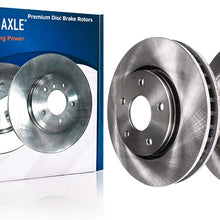 Detroit Axle - 10.82" (275mm) 5 Lug FRONT Premium Brake Rotors For Pontiac Vibe Matrix 1.8L - Check Fitment Chart