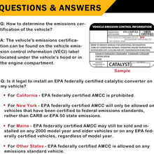 Catalytic Converter Compatible with 05-12 Nissan Frontier | Pathfinder | Xterra | NV1500 4.0L Passenger Side (EPA Compliant)