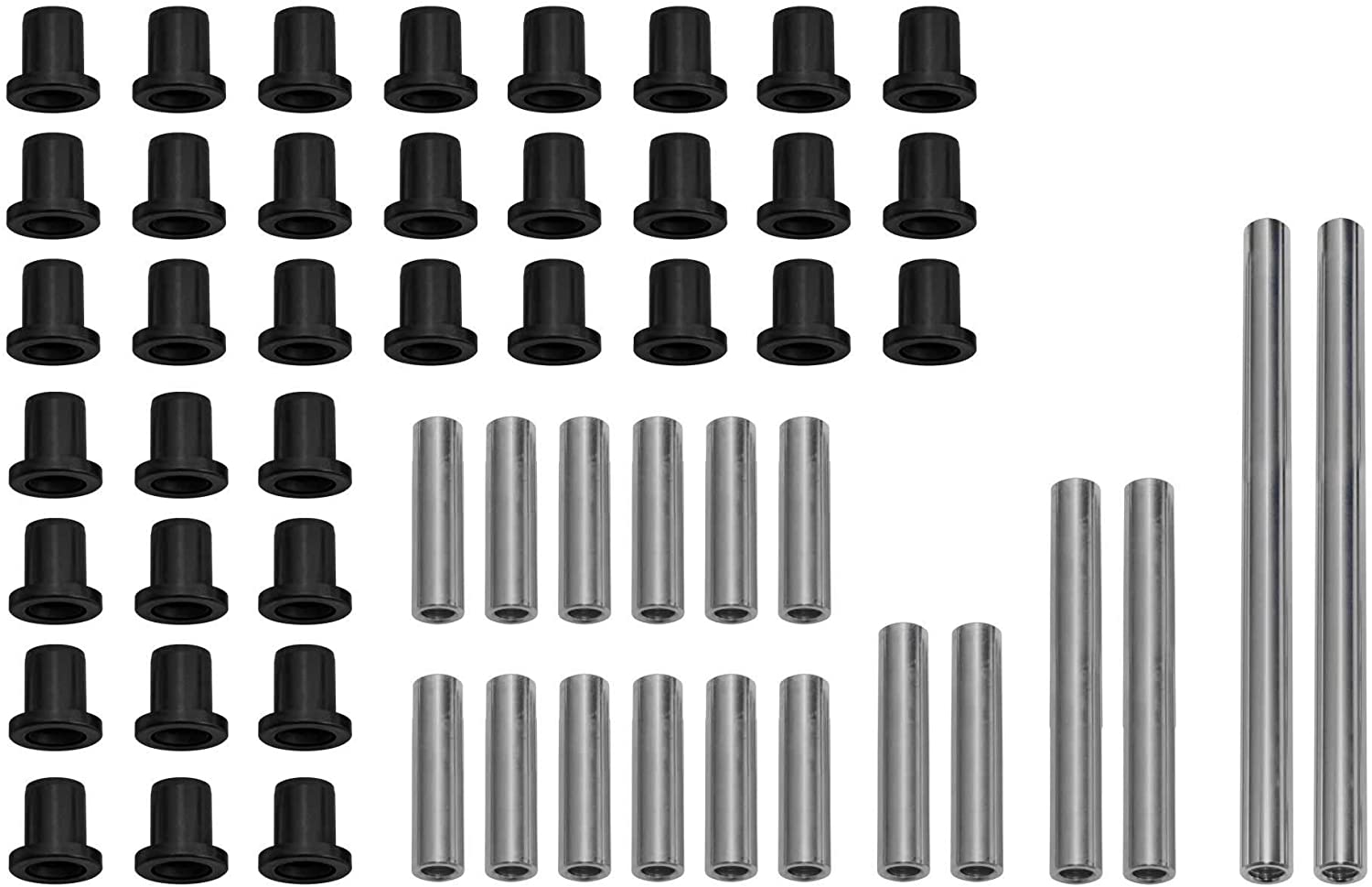 SuperATV Heavy Duty UHMW A-Arm/Control Arm Bushing Kit for OE Arms for Polaris Ranger XP 1000 (2018+) - Front and Rear - Stronger Than Stock