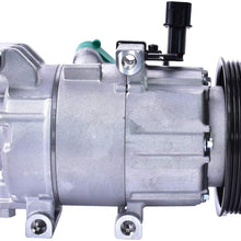 New Mando 10A1445 AC Compressor with Clutch Original Equipment (Pre-filled Oil)