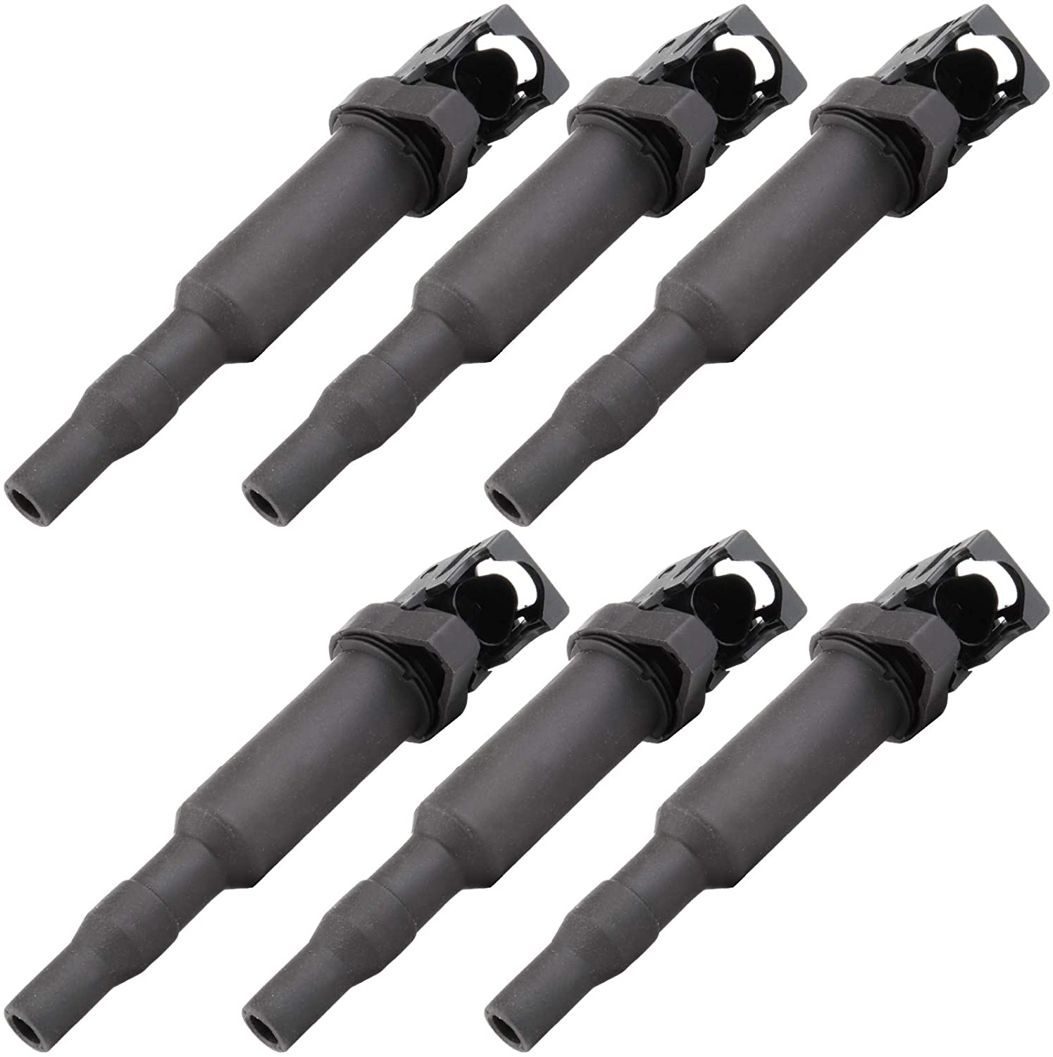 LSAILON Pack of 6 Ignition Coil Fit for BMW/Mini Cooper 2006-2013 Automobiles Compatible with OE: UF592 5C1695