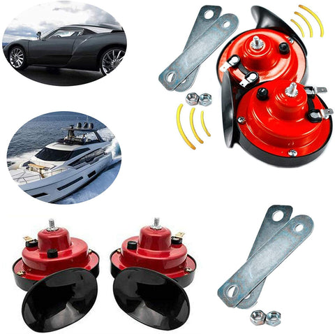 300DB Super Train Horn For Trucks Car Boat Motorcycles (1 kit)