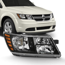 Passenger Side Lamp Fits 2009-2019 Dodge Journey Black Trim Original Manufacturer Style Headlight Assembly