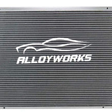 ALLOYWORKS 3 Row All Aluminum Radiator for 1973-1991 Chevy GMC C/K Series Pickup Trucks Blazer Jimmy Engine Cooling Parts (A)
