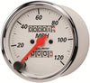 AUTO METER 1396 Arctic White Mechanical Speedometer, 3.125 in.