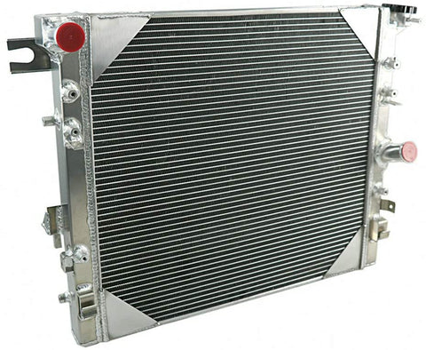 OzCoolingParts 07-17 Jeep Wrangler JK Radiator, 3 Row Core Aluminum Radiator for 2007-2017 08 09 10 11 12 13 14 15 16 Jeep Wrangler JK 3.6 3.8L V6