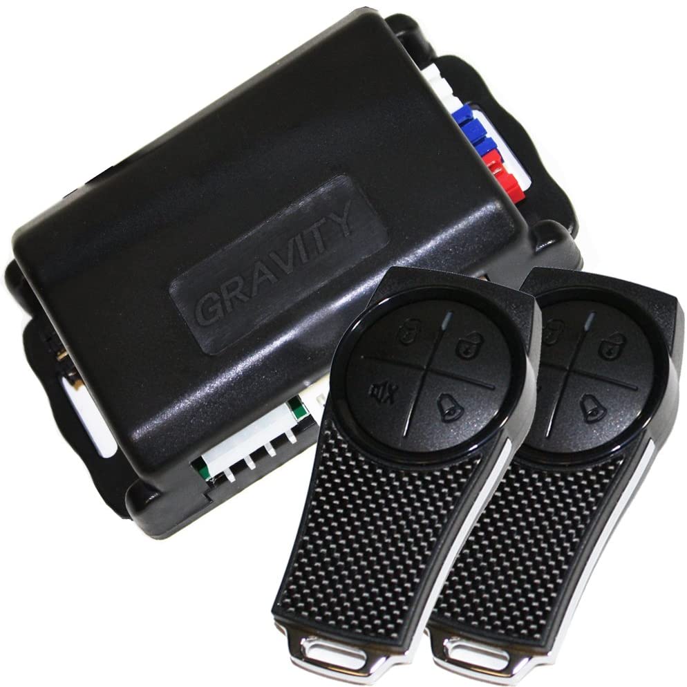 Gravity Car Alarm & Keyless Entry System w/External Shock Sensor G2SX