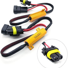 O-NEX LED Resistor Kit HB4 9006 HID Relay Harness Adapter Anti Flicker Error Decoder Warning Canceller (fits: 9005, 9145, H10)