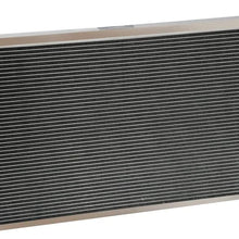 OzCoolingParts 3 Row Core Aluminum Replacement Radiator + 2 x 12" Fan w/Shroud + Thermostat Kit for 1960-1990 85 86 87 88 Chevy Chevelle El Camino Truck Buick Cadillac Oldsmobile Pontiac