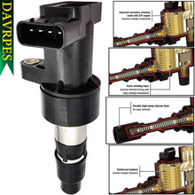 DAVRPES UF-435 Ignition Coil Pack For 2003-2008 Jaguar S-Type, 2002-2008 X-Type 2.5L 3.0L V6 Replace# UF435|C1402|5C1399|178-8287|E915|52-1750|IC555