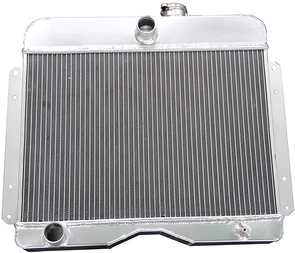 AutoRadiator 3 Row Aluminum Radiator For 1949-58 Jeep Willys 2.2L/2.6L/3.7L Gas L4/L6